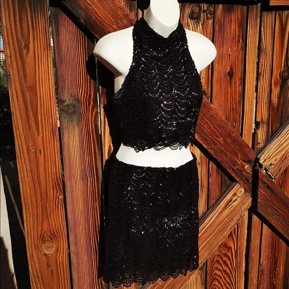 GB girls sequence two piece cocktail dress